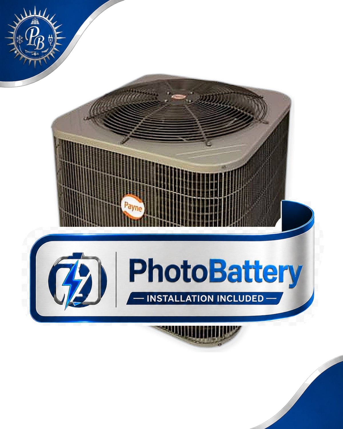 BrocK PA4SBN42400N PA4S Series 24k btu/hr 2 Tons 14 SEER R-410A Single Stage Air Conditioner Condenser