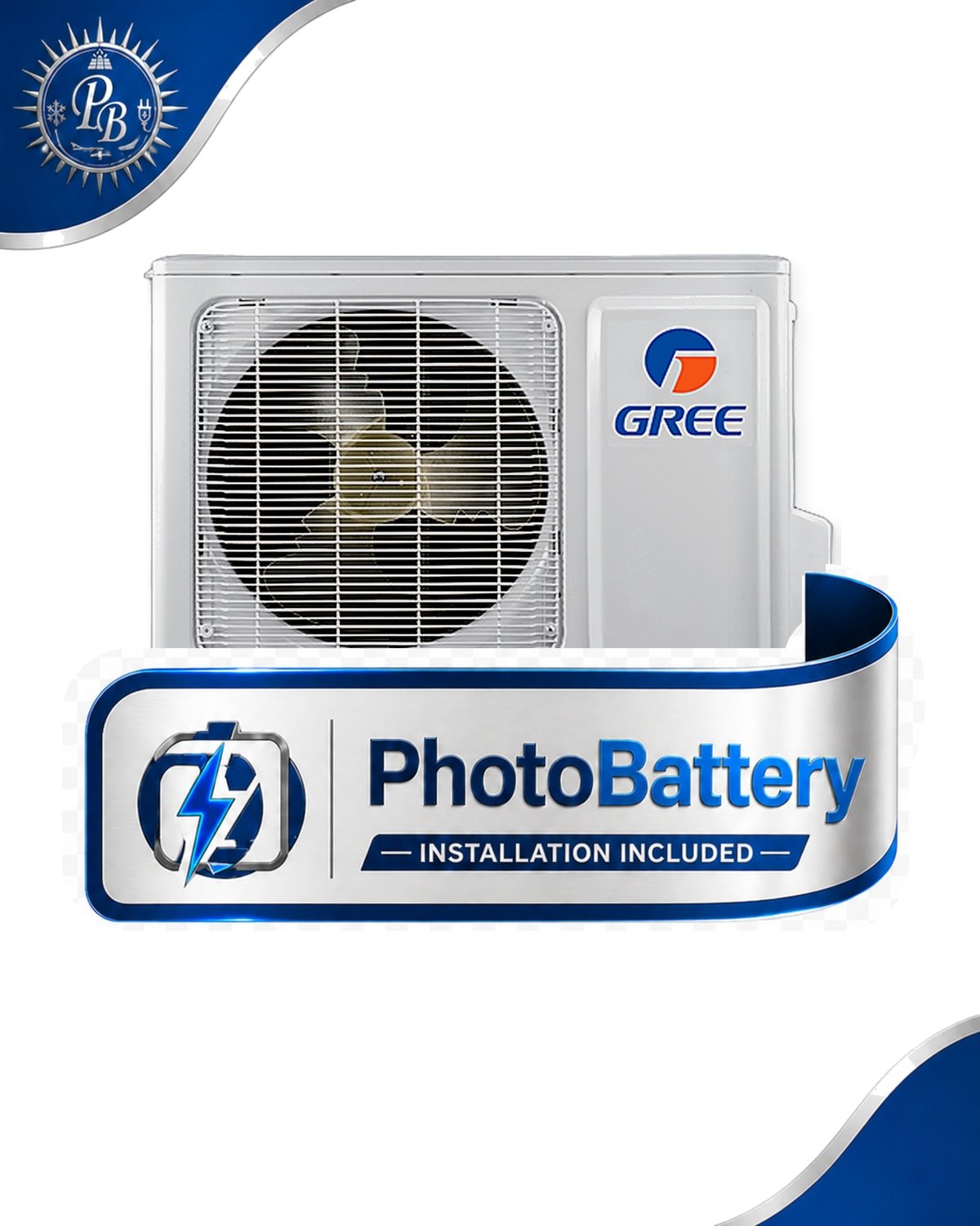 Gree GWH18YED3DNA1AO 18000 BTU/hr 24 SEER Heat Pump