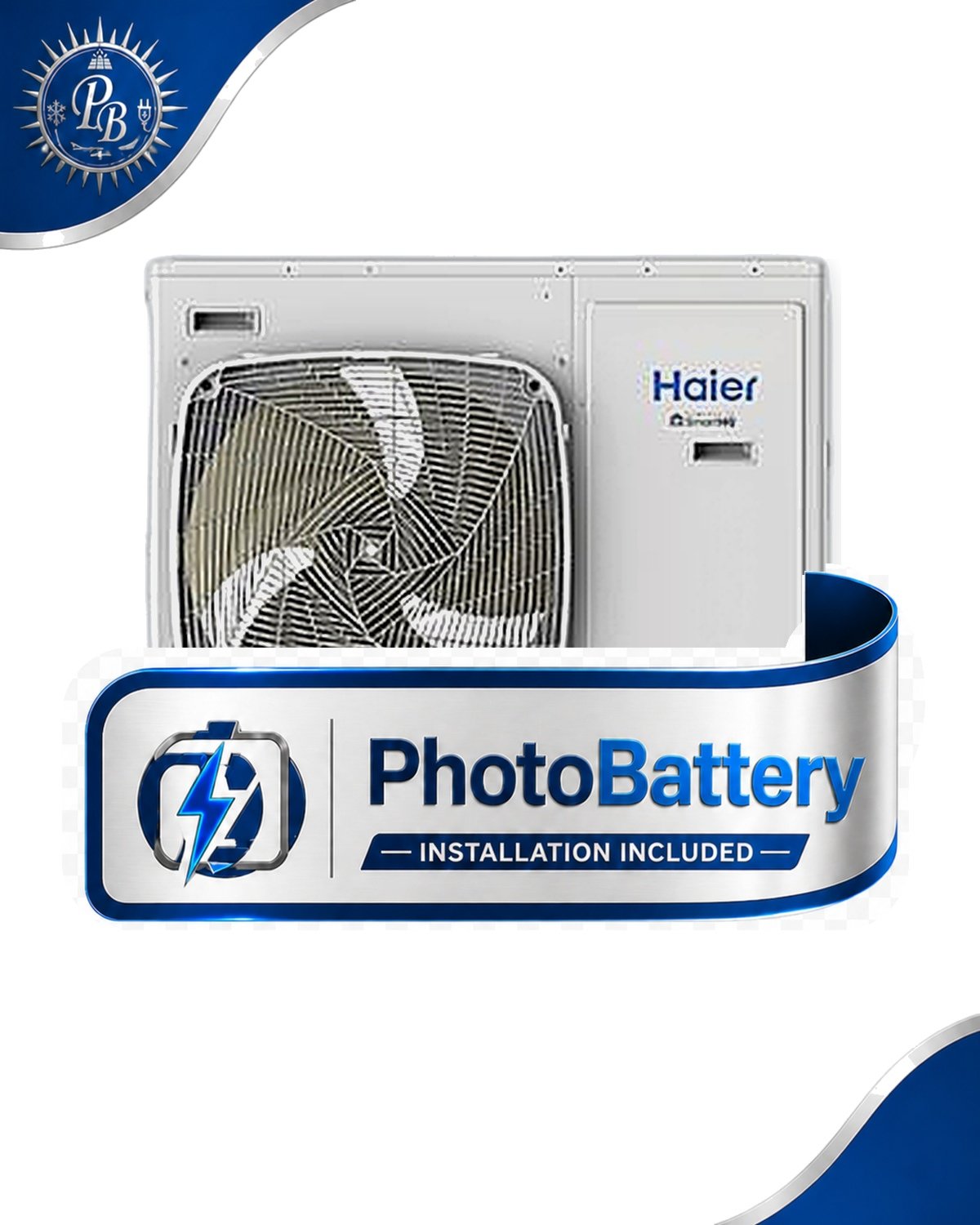 Haier 3U24EH2HDA Next Gen Arctic 24000 btu/hr Multi Zone Outdoor Mini Split Heat Pump