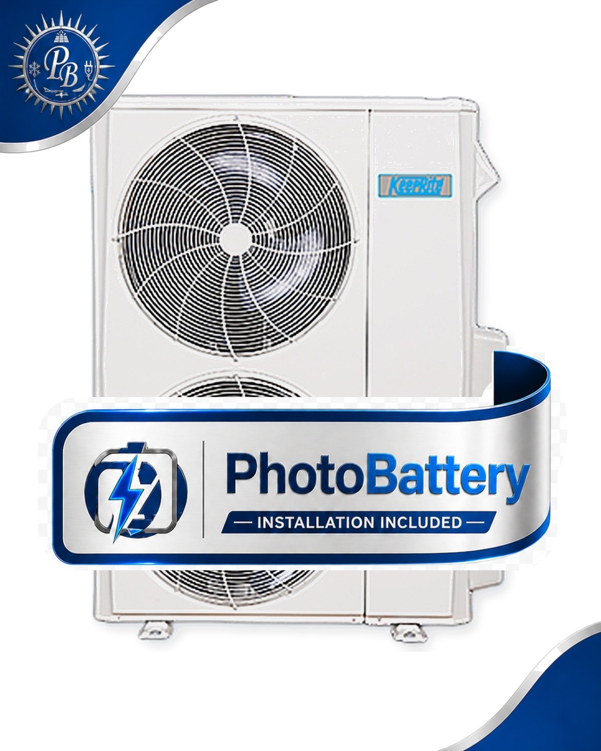 International Comfort Products DLCMHBH30DAK KeepRite 2.5 Tons 30000 btu/hr 25 SEER R410A Outdoor Unit Multi Zone Heat Pump Ductless System, 208/230V