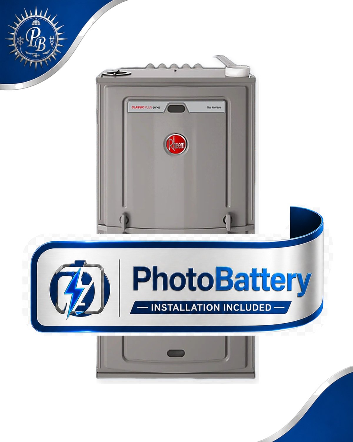Rheem R96TA0602317MSA Classic Plus Series 60 MBH Two Stage Multi-Position Gas Furnace SKU RHER96TA0602317MSA