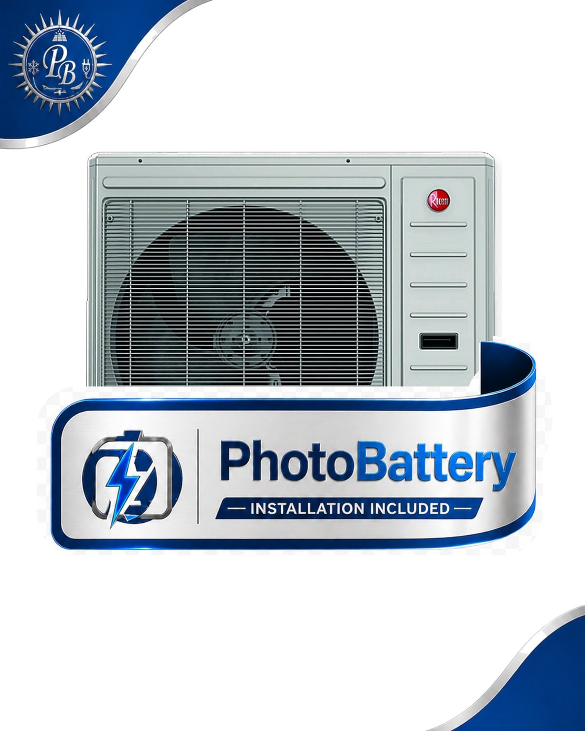 Rheem RD17AZ36AJ3NA Endeavor Line Classic Plus Series 36 MBH 17 SEER R-410A Heat Pump Condenser SKU RHERD17AZ36AJ3NA
