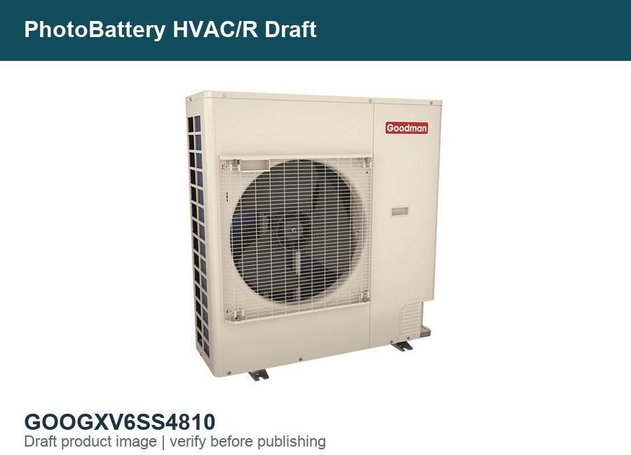 Goodman GXV6SS4810 GXV6S Series 48000 btu/hr 4 Tons 16.2 SEER2 R-32 Inverter Driven Air Conditioner Condenser