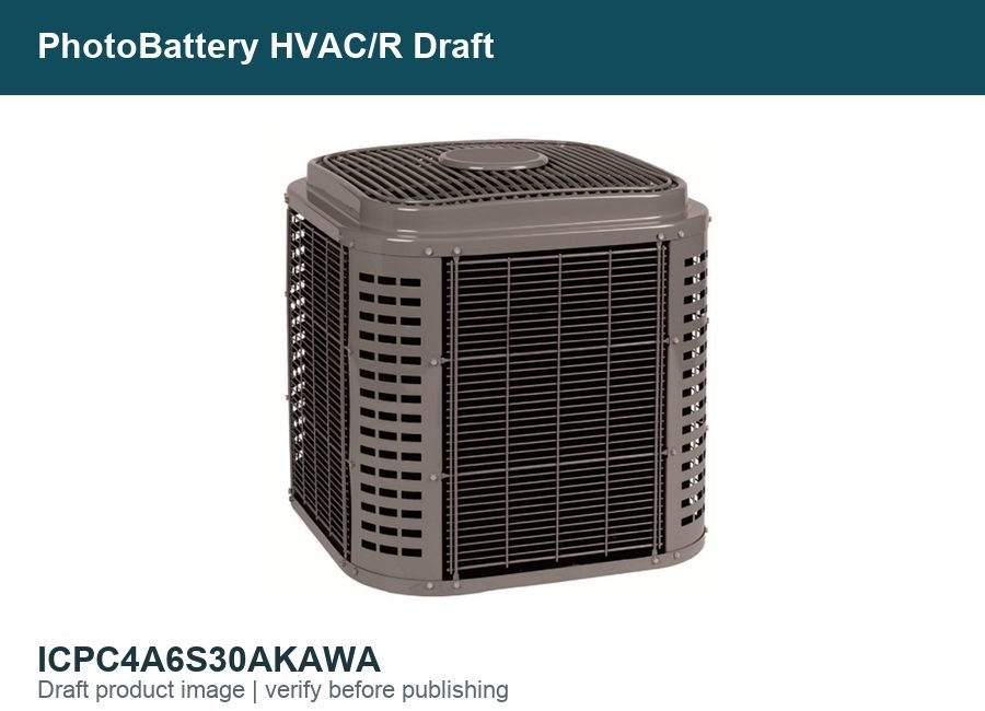International Comfort Products C4A6S30AKAWA C4A6 Series 16 SEER2 2.5 Tons Single Stage Central Air Conditioner, R-410A
