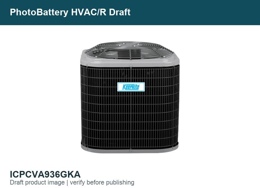 International Comfort Products CVA936GKA KeepRite Ion 3 Tons 36000 btu/hr 19 SEER Two