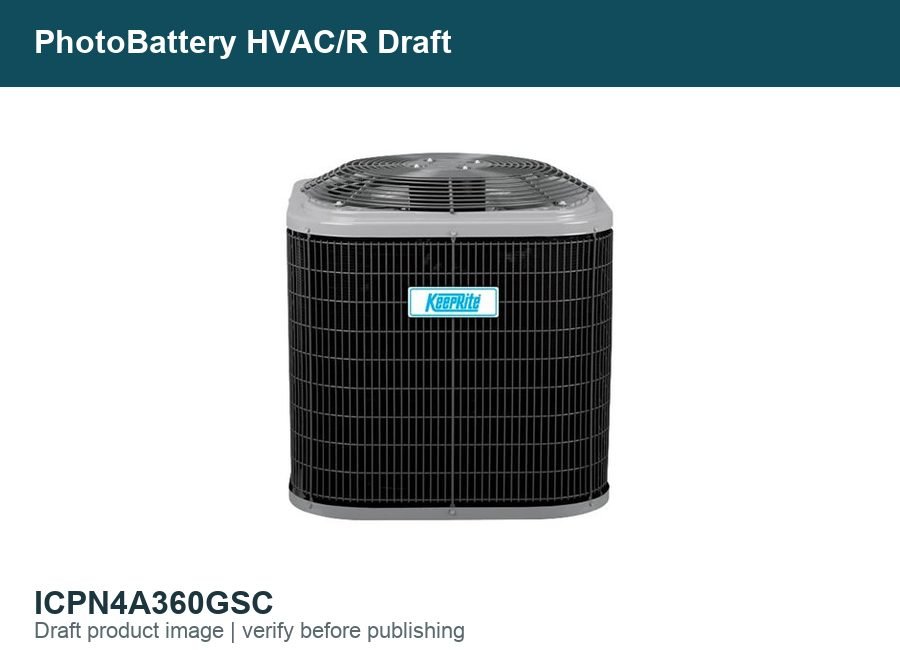 KeepRite Performance N4A360GSC 5 Tons 60000 btu/hr 13 SEER Single Stage Central Air Conditioner, 575 VAC 3 Phase, 7.6A