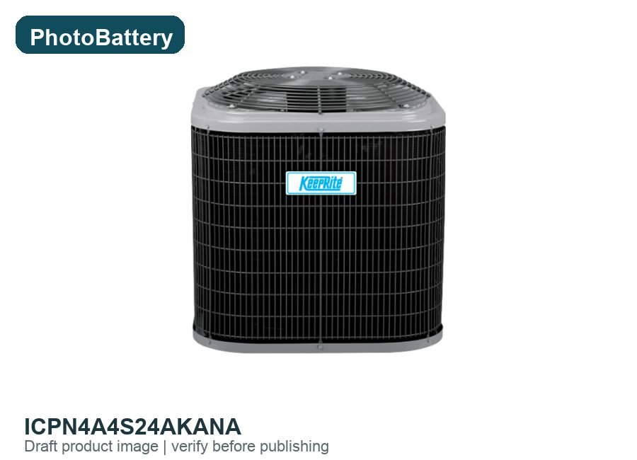 International Comfort Products N4A4S24AKANA N4A4S Series 2 Tons 24000 btu/hr 1800 cfm 14 SEER2 Single Stage Air Conditioner Condenser, R-410A