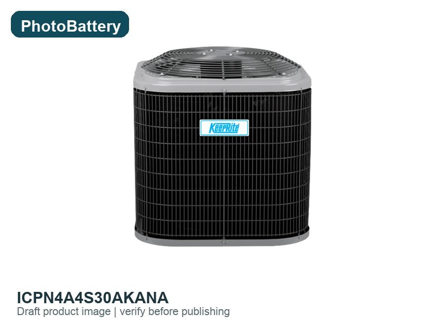 International Comfort Products N4A4S30AKANA N4A4S Series 2.5 Tons 30000 btu/hr 2500 cfm 14 SEER2 Single Stage Air Conditioner Condenser, R-410A