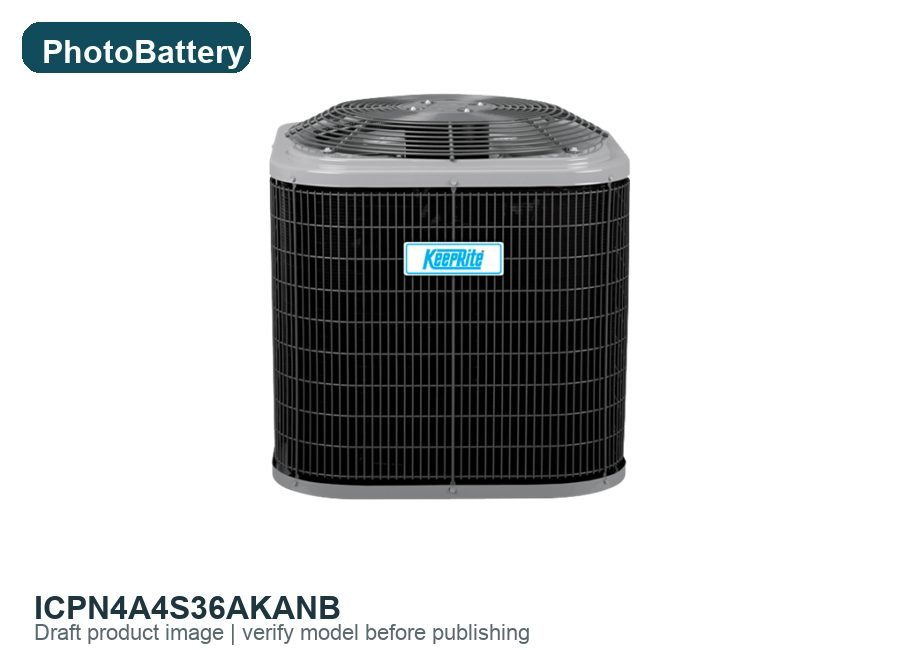 International Comfort Products N4A4S36AKANB N4A4S Series 3 Tons 14 SEER2 Single Stage Standard Air Conditioner Condenser