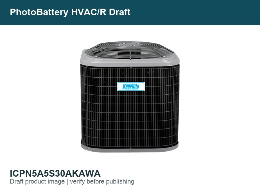 International Comfort Products N5A5S30AKAWA N5A5S Series 2.5 Tons 30000k btu/hr 14.3