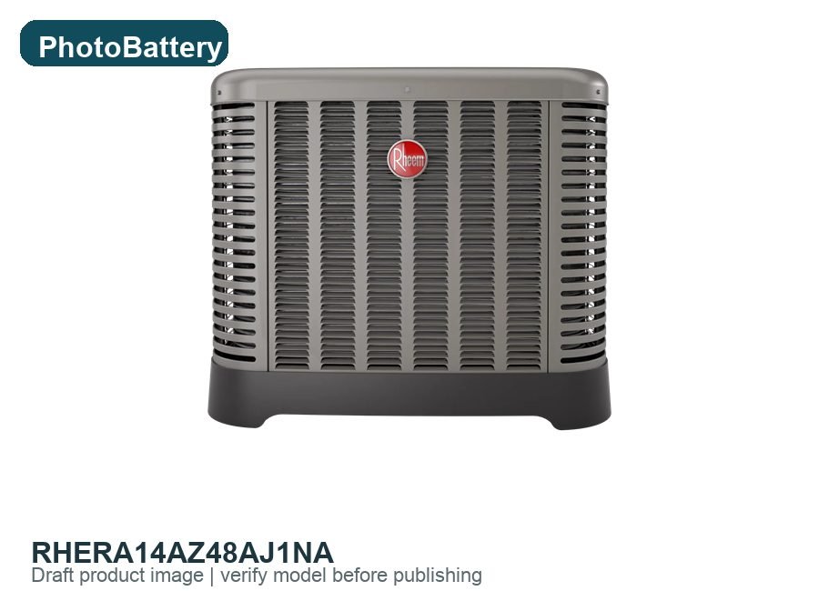 Rheem RA14AZ48AJ1NA Endeavor Line Classic Series 4 Ton 13 SEER R-410A Air Conditioner Condenser